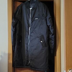 Members Only Black Long Jacket